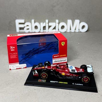 Ferrari - Ferrari SF-25 1/43 Signed - Charles Leclerc - 2025, Nieuw