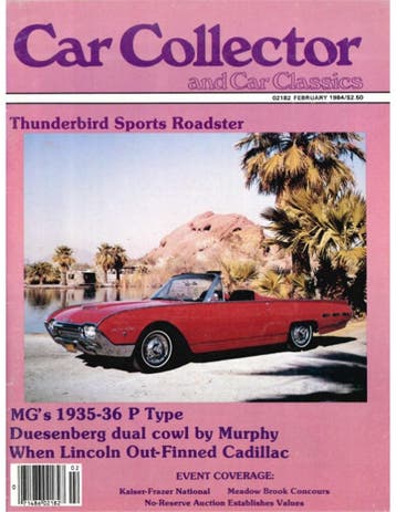 1984 CAR COLLECTOR AND CAR CLASSICS MAGAZINE 02 ENGELS, Nieuw, Author