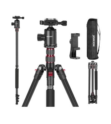 NEEWER 77 Statief/Monopod voor DSLR en Smartphone, 360°..., Verzenden, Nieuw