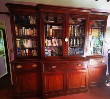 Boekenkast - Mahonie