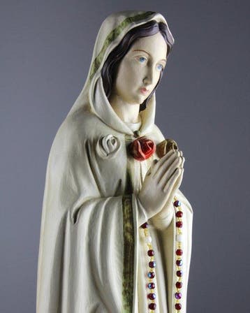 Beeldje - 47cm - Maria Rosa Mystica - Hars
