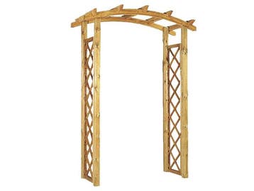 Veiling - Woodvision Grenen rozenboog - 285x120x45cm, Tuin en Terras, Nieuw