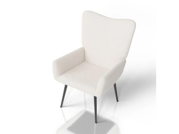 Veiling - Oorfauteuil / Relaxfauteuil Odense - Beige - Boucl, Huis en Inrichting, Fauteuils