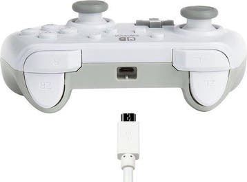 Nintendo Switch Controller – Wit bedraad PowerA (Games), Verzenden, Nieuw