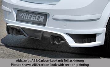 Rieger achteraanzetstuk | Astra H: 03.04- - 5-drs., Hatchbac, Verzenden, Nieuw, Opel