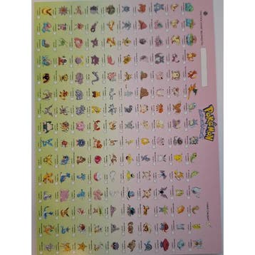 Pokédex Postcard – Originele 151 Pokémon (2000), Ophalen of Verzenden, Nieuw