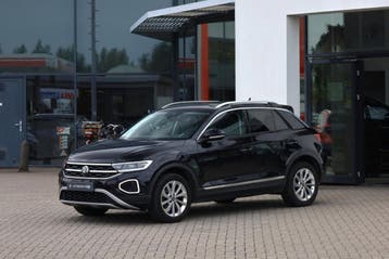 Zakelijke Lease |  Volkswagen T-Roc 1.0 TSI Style, Gebruikt, Euro 6, Overige brandstoffen, Zwart