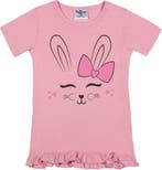 Fun2Wear - Happy Bunny nachthemd - Oud Roze - Maat 98, Verzenden, Nieuw