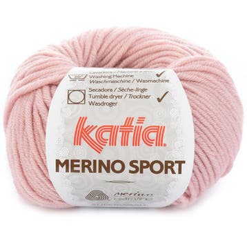 Katia Concept Merino Sport - 49 lichtroze - Wol Garen, Ophalen of Verzenden, Nieuw