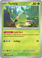 Turtwig 010/162 reverse holo Temporal forces, Hobby en Vrije tijd, Verzamelkaartspellen | Pokémon, Ophalen of Verzenden, Nieuw