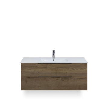 Seville Badmeubelset 120 cm - 2 laden Tabacco Edge greep -, Ophalen of Verzenden, Nieuw