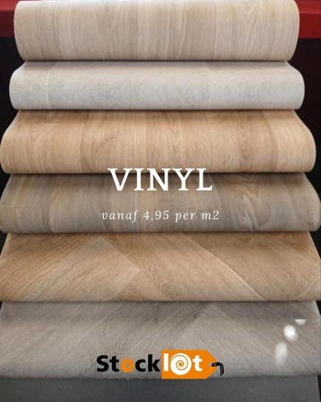 Goedkoopste Vinyl op rol!!, Vinly, 75 m² of meer, Nieuw, Paars