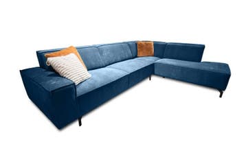 Hoekbank Heerlen - hoekbanken - Blauw, Huis en Inrichting, Banken | Bankstellen, Nieuw, Stof