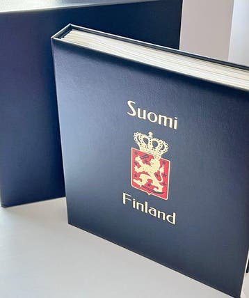 Finland 1980/2000 - MNH nagenoeg compleet DAVO luxury album, Postzegels en Munten, Gestempeld