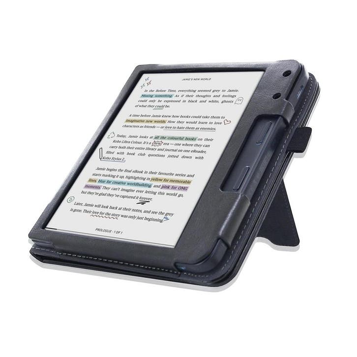 Kobo Libra Colour (7) N428 - 2in1 Stand Cover / Hoesje...., Computers en Software, E-readers
