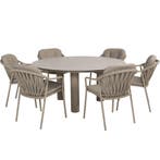 Manitoba Donato dining tuinset 160xH75 cm 7 delig keramiek, Ophalen of Verzenden, Nieuw