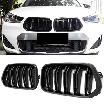 Grille Grille glans zwart geschikt voor BMW X2 F39 |