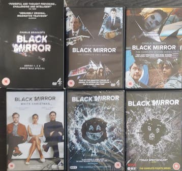 Black Mirror series 1 - 4 + Special         Gratis verzenden, Vanaf 16 jaar, Verzenden, Zo goed als nieuw, Komedie