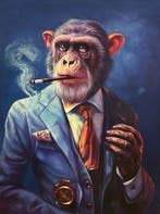 Darvis (XX) - Chimpancé Sofisticado en un Mundo Azul