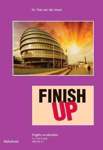 9789066750685 Finish UP Engels vocabulaire 4, 5 en 6 vwo, Boeken, Schoolboeken, Verzenden, Gelezen, Piet van der Voort