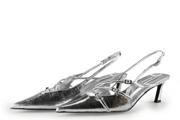 Steve Madden Slingbacks in maat 40½ Zilver, Overige kleuren, Verzenden, Steve Madden, Zo goed als nieuw