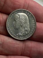 Nederland. Wilhelmina. 1 Gulden 1892 young Queen Wilhelmina