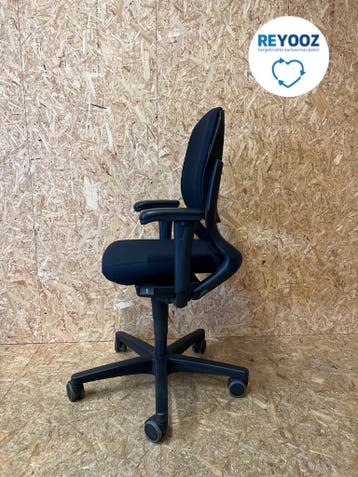 Bureaustoel Ahrend 230 - medium rug - zwarte stoffering...., Nieuw in verpakking