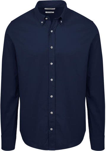 King Essentials The Tommy Overhemd Navy maat 3XL Heren, Kleding | Heren, Overhemden, Verzenden, Nieuw, Blauw, KING Essentials