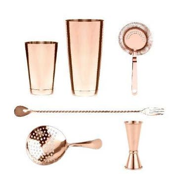Cocktail Set | 6 Delig | Koper, Verzenden