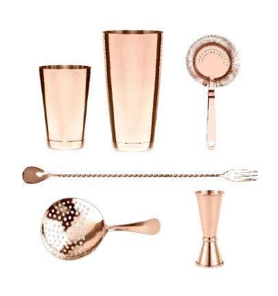 Cocktail Set | 6 Delig | Koper, Zakelijke goederen, Horeca | Overige, Verzenden