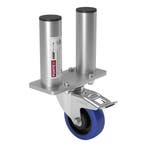 FORTEX STAGE750 dubbele poot met zwenkwiel/rem podiumhoogte, Verzenden, Nieuw