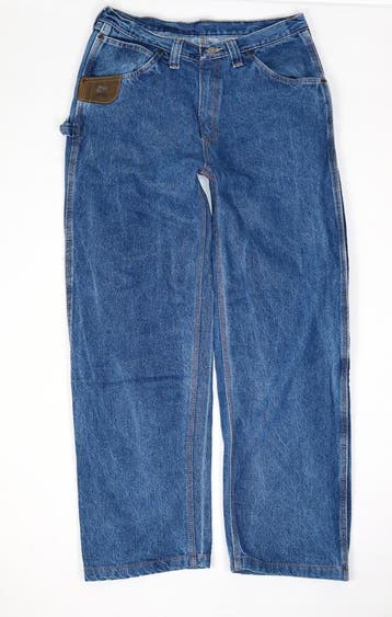 Wrangler RIGGS Workwear heren werkjeans blauw maat 32/34, Verzenden, Gedragen