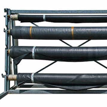 Dakbedekking Amerikaans EPDM rubber dakleer, Kunststof, Zwart, Overige typen, Nieuw