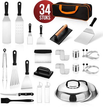 Lugia 34-delige BBQ Accessoires Set met tas, Ophalen of Verzenden, Nieuw, Lugia