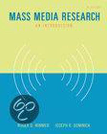 Mass Media Research - Roger D. Wimmer 9780534647186, Verzenden, Gelezen, Roger D. Wimmer