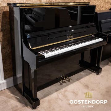 George Steck US-32T PE messing piano, Zo goed als nieuw, Zwart