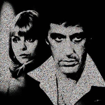 Crypto Scarface 2.0 - Format XL 60x60 - Al Pacino, Nieuw