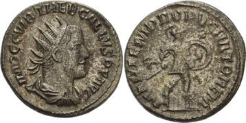 Antoninian 251/253, Kaiserzeit Trebonianus Gallus 251-253, Verzenden