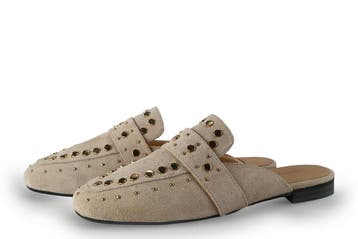Babouche Muiltjes in maat 40 Beige, Verzenden, Beige, Overige typen, Zo goed als nieuw