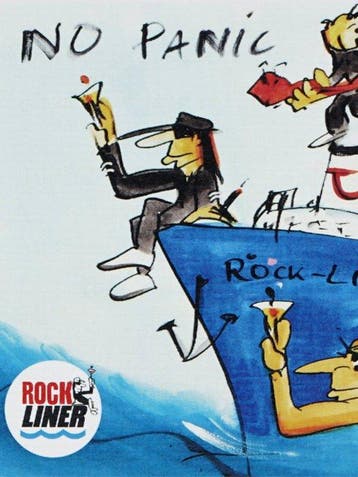 Udo Lindenberg (1946) - „No Panic - Rockliner“ - signiert &, Antiek en Kunst