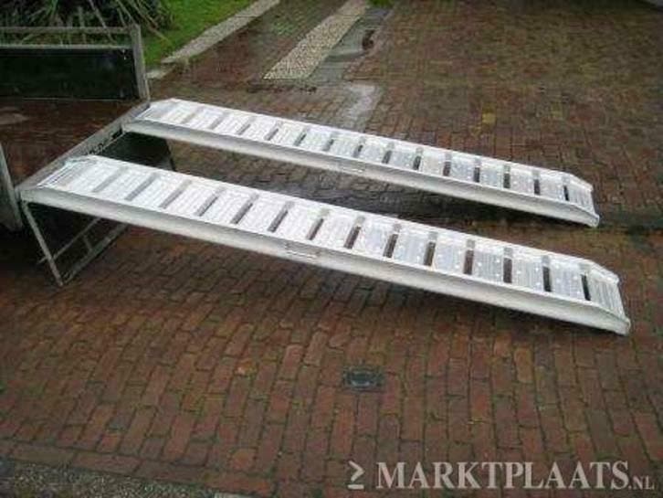 aluminium oprijplanken 180 , 187 en 250 cm lang nieuw!!!, Auto diversen, Aanhangwagen-onderdelen, Nieuw