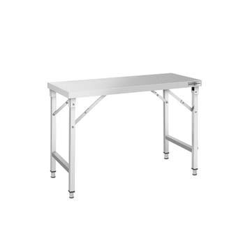GGM Gastro | RVS werktafel - inklapbaar - 1400x600mm |, Zakelijke goederen, Horeca | Meubilair en Inrichting, Verzenden, Nieuw in verpakking