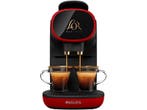 Philips -  L’or Barista  Ferrari - Capsulemachine Rood, Verzenden, Nieuw, 2 tot 4 kopjes, Koffiepads en cups