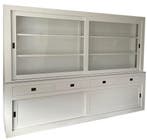 Witte strakke buffetkast Odijk 300cm, Huis en Inrichting, Kasten | Buffetkasten, Ophalen of Verzenden, Nieuw