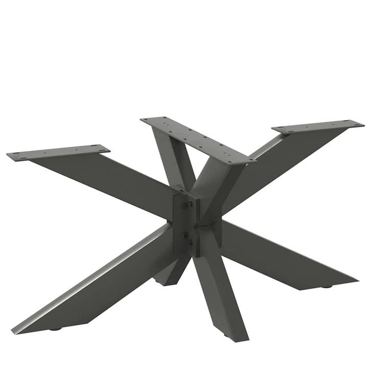 vidaXL Salontafelpoot spider vorm 98x58x(42-43) cm staal, Huis en Inrichting, Tafelonderdelen, Nieuw, Verzenden