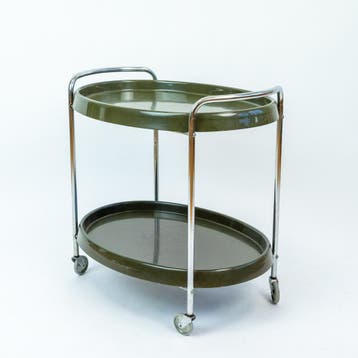 Trolley | Space Age | s | Vintage |  7043, Ophalen of Verzenden, Zo goed als nieuw, Overige houtsoorten, Mid-Century