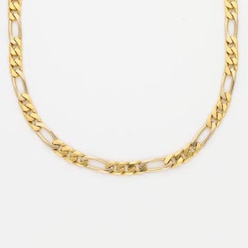 Halsketting - 18 karaat Geel goud, Sieraden, Tassen en Uiterlijk, Kettingen, Nieuw