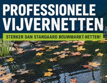 Professioneel, vijvernet, Scherpe prijs en Grote maten, Ophalen of Verzenden, Nieuw, Vijvernet