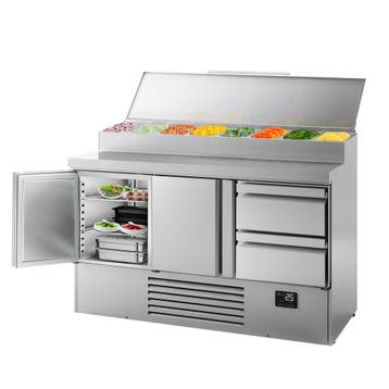 GGM Gastro | Saladette - 1460x700mm - 2-deurs + 2 lades - |, Verzenden, Nieuw in verpakking