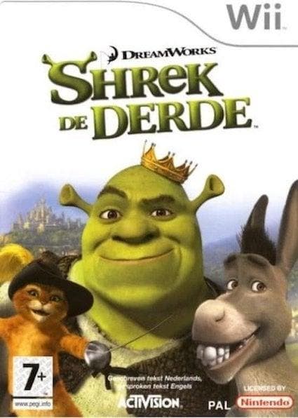 Shrek de Derde (Wii Games), Spelcomputers en Games, Games | Nintendo Wii, Zo goed als nieuw, Ophalen of Verzenden